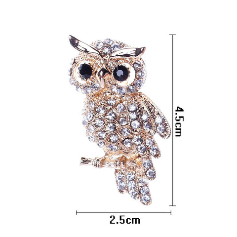 Fashion Delicate Owl Brooche Accessories