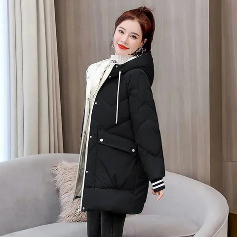Women Jacket 2022 Winter Parka New Cotton Clothes