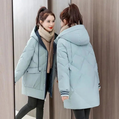 Women Jacket 2022 Winter Parka New Cotton Clothes