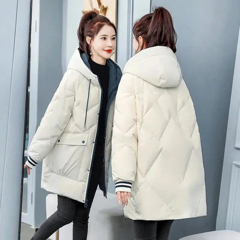 Women Jacket 2022 Winter Parka New Cotton Clothes