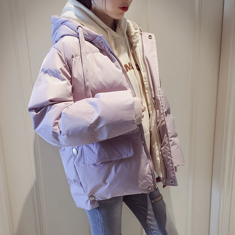 2022 Down Jacket Women's Winter  Cotton Coat