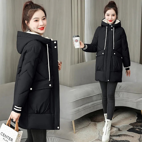 Women Jacket 2022 Winter Parka New Cotton Clothes