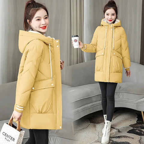 Women Jacket 2022 Winter Parka New Cotton Clothes