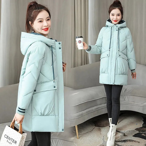 Women Jacket 2022 Winter Parka New Cotton Clothes