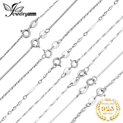 925 Sterling Silver Necklace Ingot Twisted Trace
