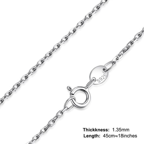 925 Sterling Silver Necklace Ingot Twisted Trace