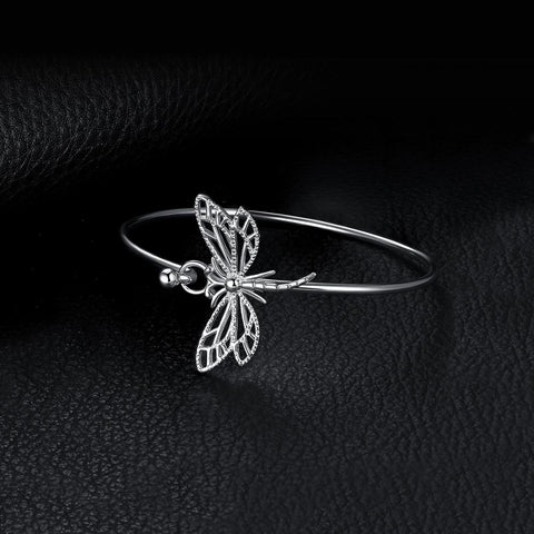 Dragonfly 925 Sterling Silver Bracelet