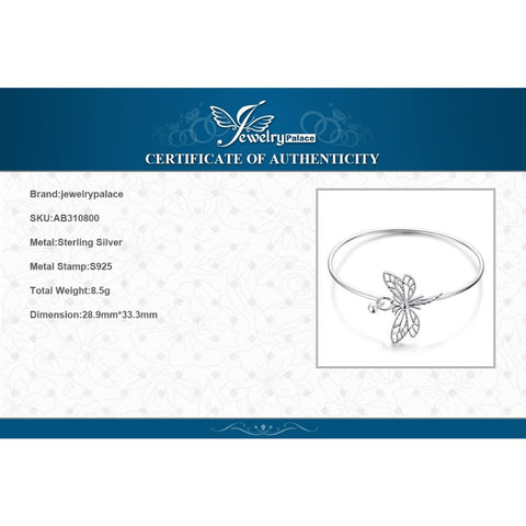 Dragonfly 925 Sterling Silver Bracelet