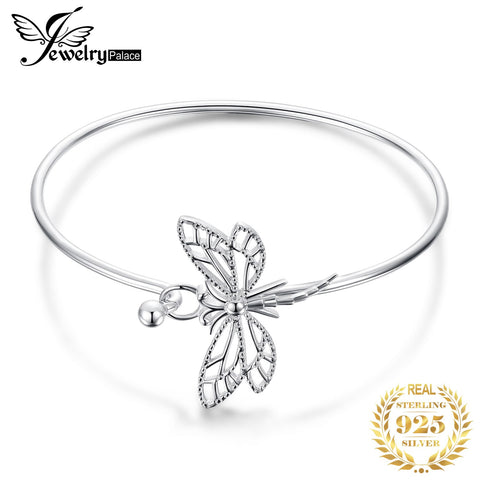 Dragonfly 925 Sterling Silver Bracelet