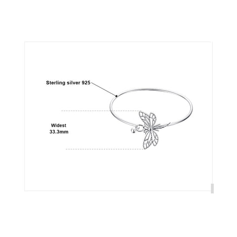 Dragonfly 925 Sterling Silver Bracelet
