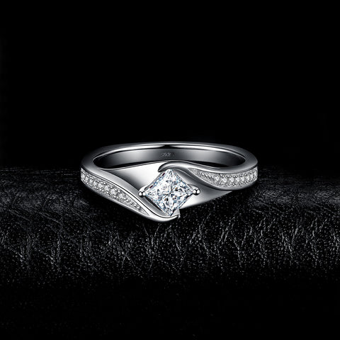 Engagement Ring 925 Sterling Silver