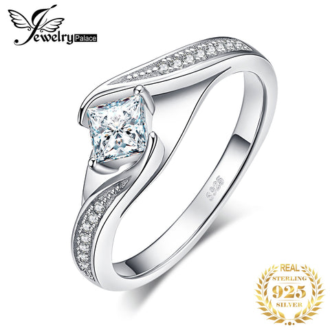 Engagement Ring 925 Sterling Silver
