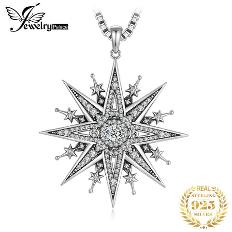 North Star Pendant 925 Sterling Silver