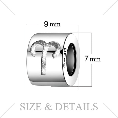 925 Sterling Silver Beads Charms Silver