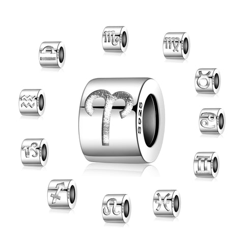 925 Sterling Silver Beads Charms Silver