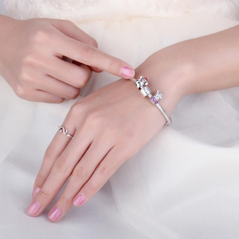 925 Sterling Silver Beads Charms Silver