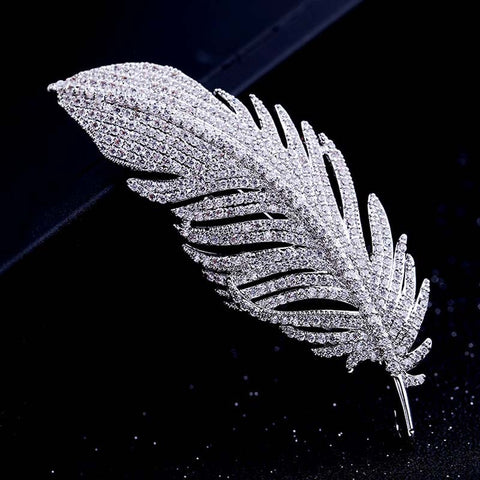 Classic Feather Brooch