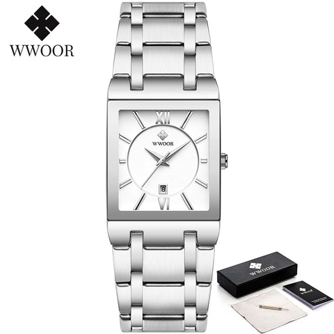 Gold Square Men's Watches