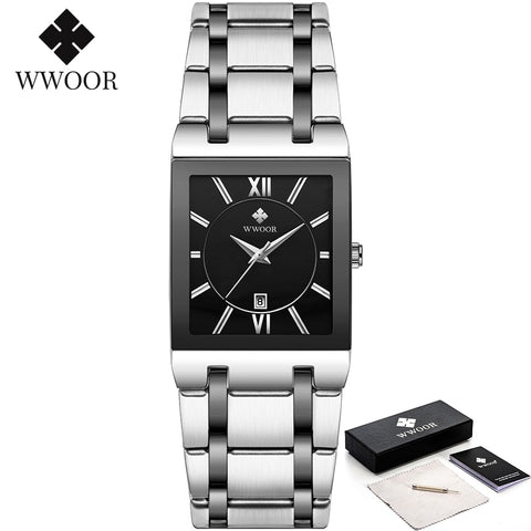 Gold Square Men's Watches