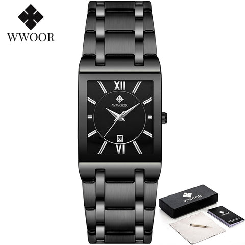 Gold Square Men's Watches