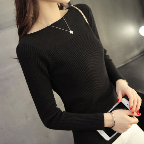 2022 Spring Casual Long Sleeve autumn Knitted Sweater Women Pullover Sweaters
