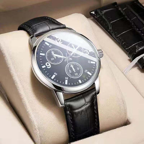 Automatic movement watch men's calendar pointer