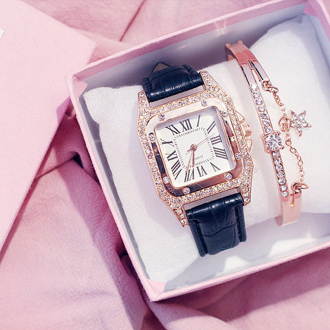 Women Diamond  Bracelet Watches