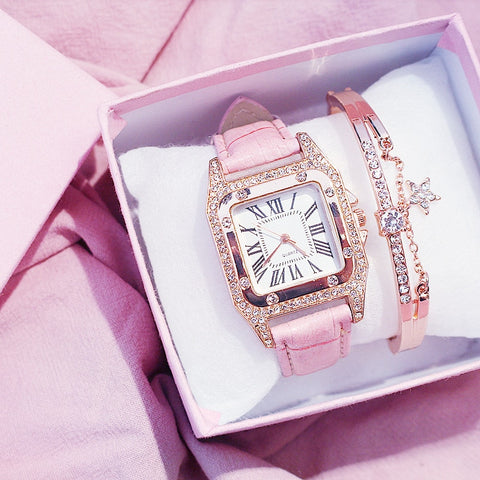 Women Diamond  Bracelet Watches