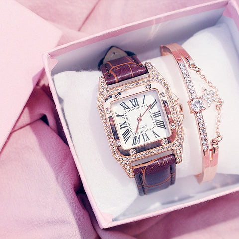 Women Diamond  Bracelet Watches