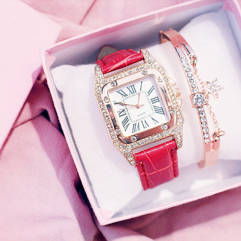 Women Diamond  Bracelet Watches