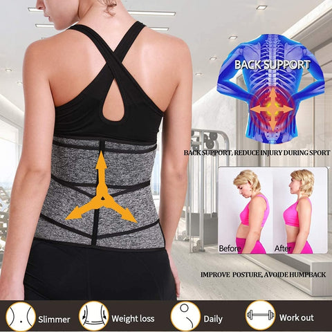 Women Waist Trainer Neoprene Body Shaper Belt S