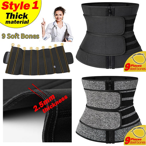 Women Waist Trainer Neoprene Body Shaper Belt S