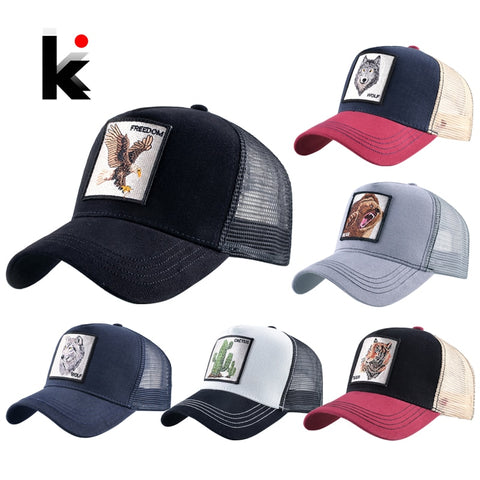 Fashion Animals Embroidery Baseball Capse