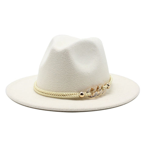 Wide Brim Simple Church Derby Top Hat
