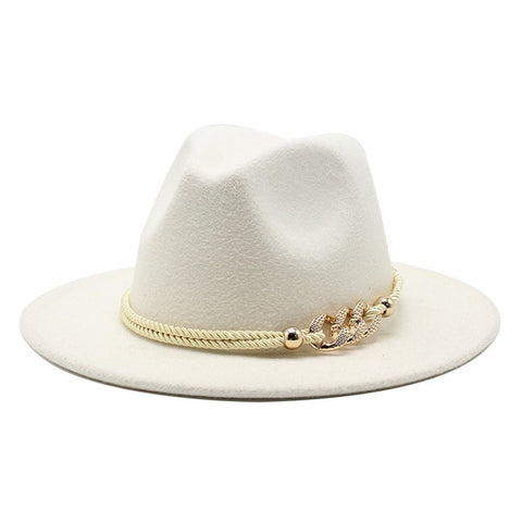 Wide Brim Simple Church Derby Top Hat