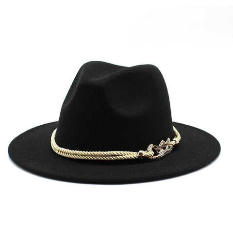 Wide Brim Simple Church Derby Top Hat