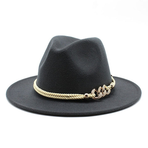 Wide Brim Simple Church Derby Top Hat