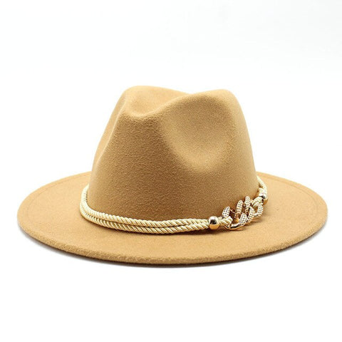 Wide Brim Simple Church Derby Top Hat