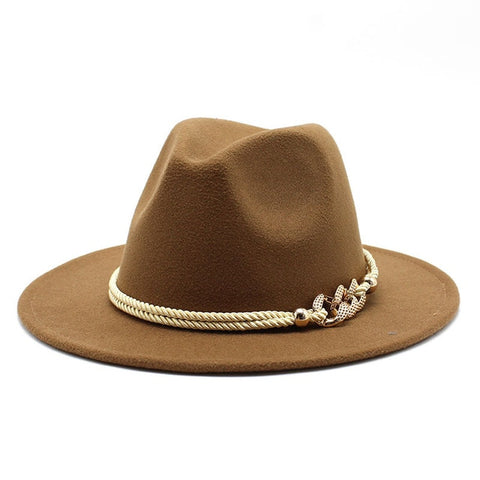 Wide Brim Simple Church Derby Top Hat