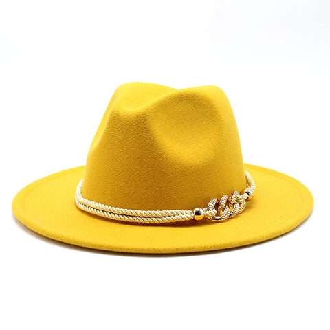 Wide Brim Simple Church Derby Top Hat