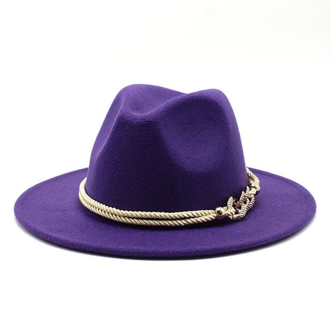 Wide Brim Simple Church Derby Top Hat