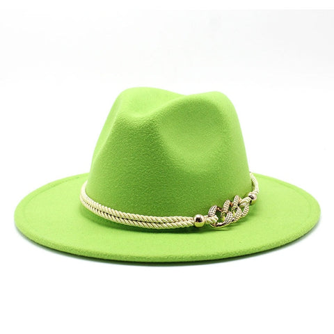 Wide Brim Simple Church Derby Top Hat