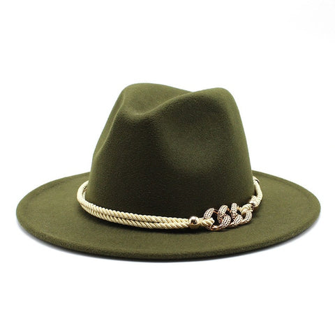 Wide Brim Simple Church Derby Top Hat