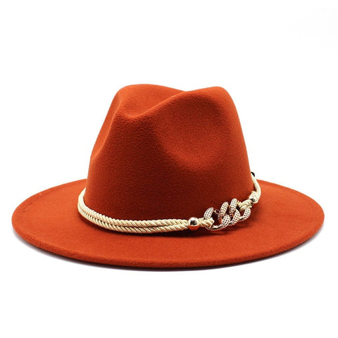 Wide Brim Simple Church Derby Top Hat