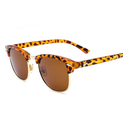 Classic Semi-Rimless Sunglasses