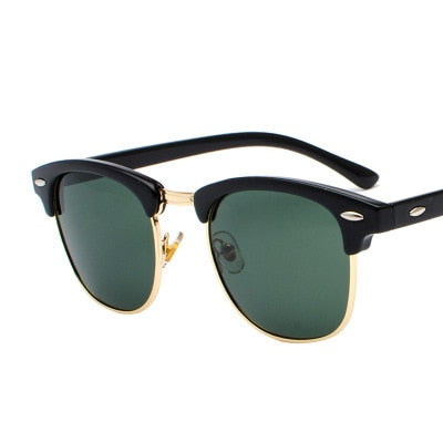 Classic Semi-Rimless Sunglasses