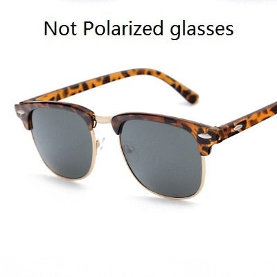 Classic Semi-Rimless Sunglasses