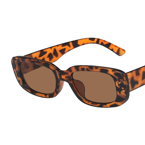 COOYOUNG Small Rectangle Sunglasses