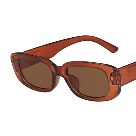 COOYOUNG Small Rectangle Sunglasses