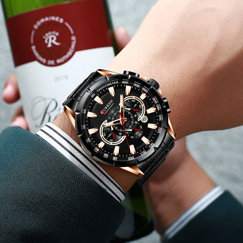 CURRENCasual Sport Chronograph Men's Watches